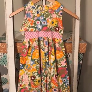 Matilda Jane NWT girls long dress multi floral 6